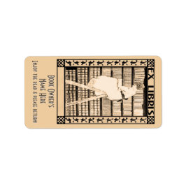 ミニモダンヴィンテージ蔵書票パーソナライズされた ラベル