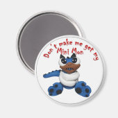 ミニモン「私を作らないで…」 マグネット (正面/裏面)