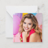 ミニユーカリ写真第21回感謝 ノートカード (裏面)