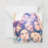 ミニユーカリ写真30歳の誕生日ありがとう ノートカード (裏面)