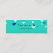 ミニラブハート連絡プロファイルカード コーリングカード (裏面)