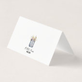 ミニランチボックスカーパーソナライズされたド🍎お名前 名刺 (裏面)