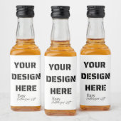 ミニリカーボトルラベル3" x 2" リキュールボトルラベル (ボトル)