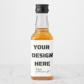 ミニリカーボトルラベル3" x 2" リキュールボトルラベル (正面)