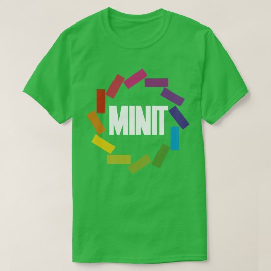 ミニレコード Tシャツ (デザイン正面)