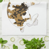 ミニレックスうさぎ – "Sneak" キッチンタオル (折り畳み)