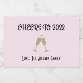 ミニワきらめくインカスタムボトルラベル スパークリングワインラベル (シングルラベル)