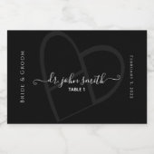 ミニワきらめくインボトルラベル（エスコートカード） スパークリングワインラベル (シングルラベル)