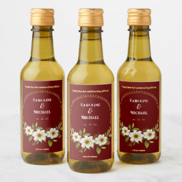 ミニワインウェディングパーティー ワインラベル