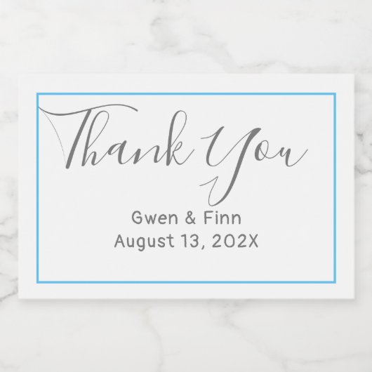 ミニワインラベルきらめくありがとう スパークリングワインラベル (シングルラベル)