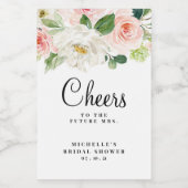 ミニワインラベル、赤面 ワインラベル (シングルラベル)