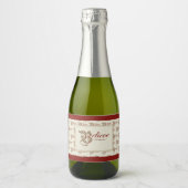 ミニワ信じイきらめくンラベル スパークリングワインラベル (正面)