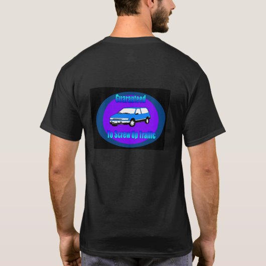 ミニヴァンブラックTシャツ Tシャツ (裏面)