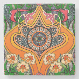 ミニーグリーン ストーンコースター