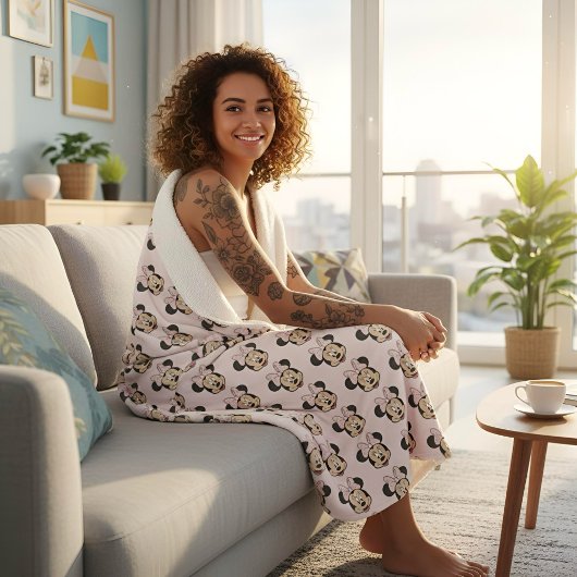 ミニーシェルパ毛布 シェルパブランケット