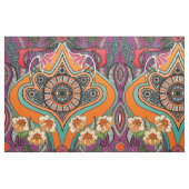 ミニーパープル生地 ファブリック (ファットクウォーター)