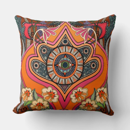 ミニーヘナ装飾用クッション クッション (正面)