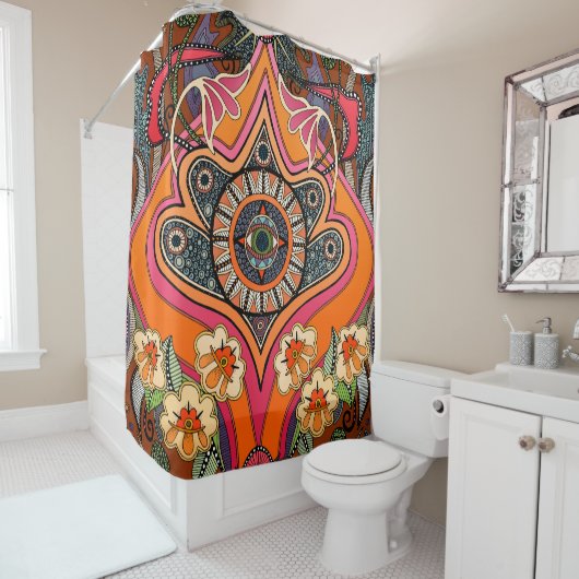 ミニーヘンナシャワーカーテン シャワーカーテン (インサイチュ)