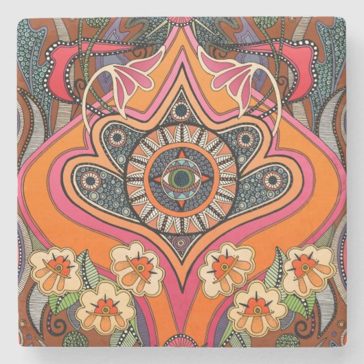 ミニーヘンナストーンコースター ストーンコースター (正面)