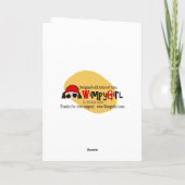 ミニーポーズワールドメノプシーデイ カード (裏面)