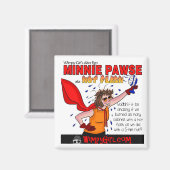 ミニーポーズワールドメノプシーデイ マグネット (正面/裏面)