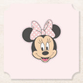 ミニー紙コースター ペーパーコースター (正面)