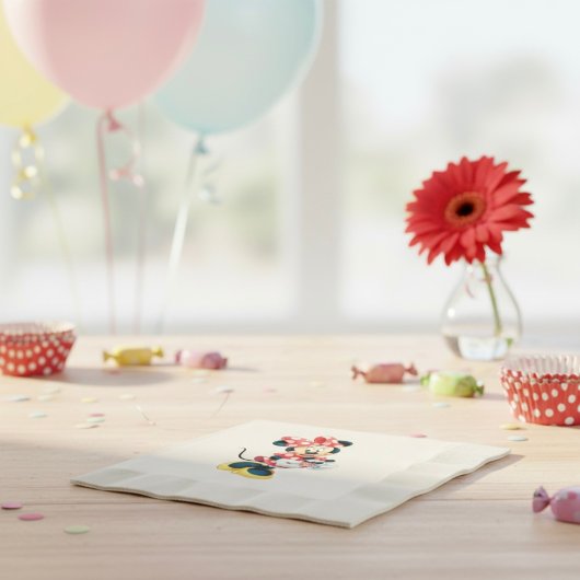 ミニー・ナプキンス 縁ありランチョンナプキン