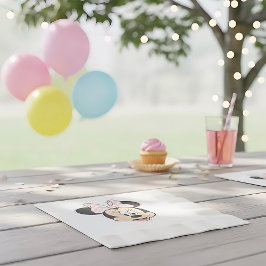 ミニー・ナプキンス 縁ありランチョンナプキン