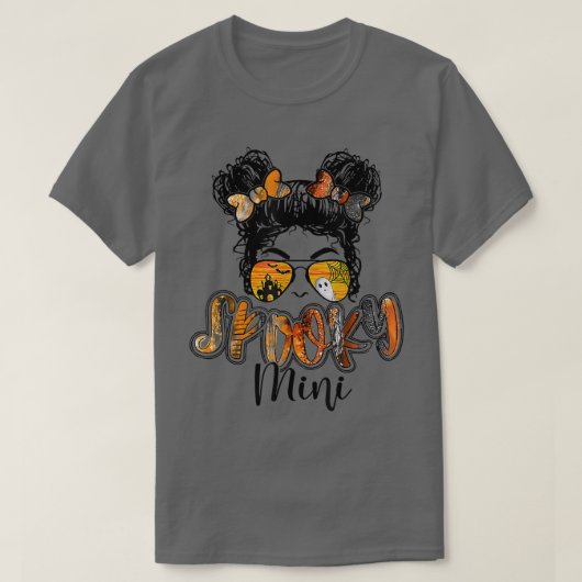 ミニ不気味メッシーバンハロウィングランドドーターガール Tシャツ (デザイン正面)