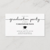 ミニ卒業招待状2024年卒 エンクロージャーカード (正面)