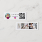 ミニ名刺 インスタグラム 写真 QR フォロワー (正面/裏面)