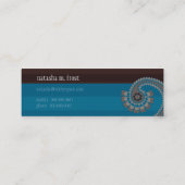 ミニ名刺::ペイズリー1 スキニー名刺 (裏面)