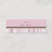 ミニ名刺：:ヴィンテージ4 スキニー名刺 (裏面)