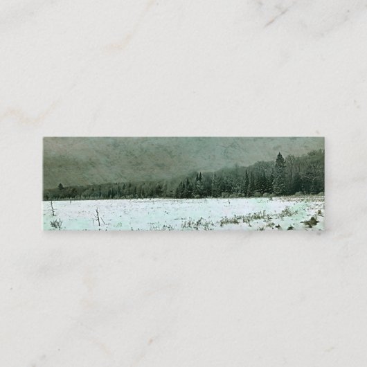 ミニ名刺 – 冬の風景 –  (正面)
