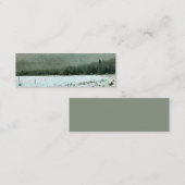 ミニ名刺 – 冬の風景 –  (正面/裏面)