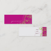 ミニ名刺::素晴らしい1 スキニー名刺 (正面/裏面)