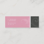 ミニ名刺：: 1 スキニー名刺 (裏面)