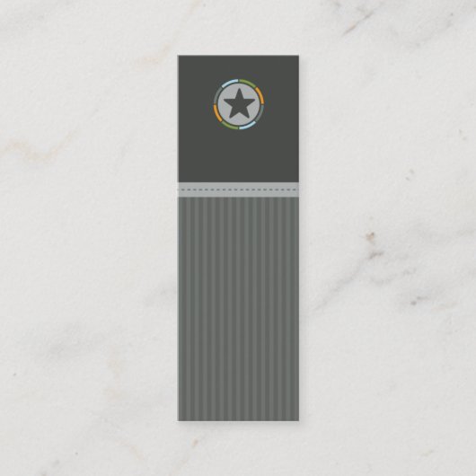 ミニ名刺:: lonestar 1 スキニー名刺 (正面)