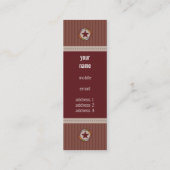 ミニ名刺:: lonestar 2 スキニー名刺 (裏面)