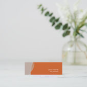 ミニ名刺:: swishes 2 スキニー名刺 (スタンド正面)