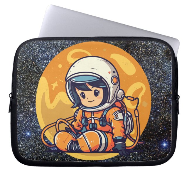 ミニ宇宙飛行士の冒険。 ラップトップスリーブ (正面)