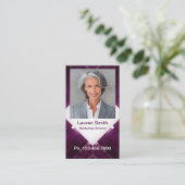 ミニ履歴書カード |ネットワークカードの地モダン域 コーリングカード (スタンド正面)