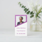 ミニ履歴書カード |ネットワークカードピンク コーリングカード (スタンド正面)