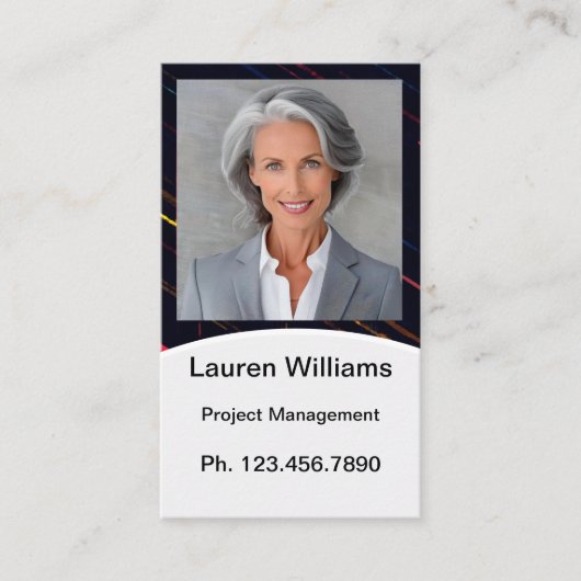 ミニ履歴書カード |ネットワークカード コーリングカード (正面)