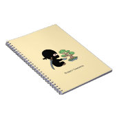 ミニ忍者ウォーターリングボンサイツリー名前をカスタムする ノートブック (右側)