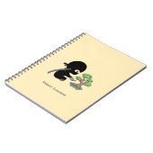 ミニ忍者ウォーターリングボンサイツリー名前をカスタムする ノートブック (左側)