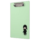 ミニ忍者名前をカスタムするオングリーン クリップボード (左)