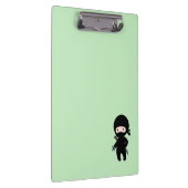 ミニ忍者名前をカスタムするオングリーン クリップボード (右)