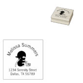 ミニ忍者折り紙紙スターアドレス ラバースタンプ (押印)