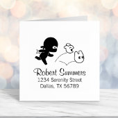 ミニ忍者狩りダストバンニーズ住所 セルフインキングスタンプ